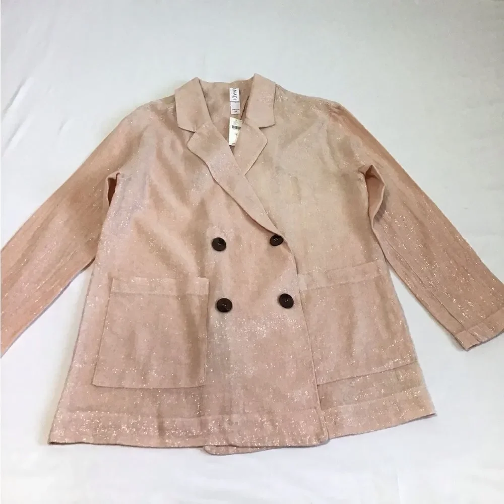 Anthropologie Amadi Kaye Blazer Double Breast New Size Medium